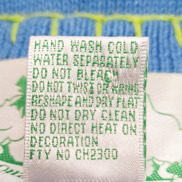 The Quacker Factory Blue Cardigan Seaside Size M - Picture 9 of 9